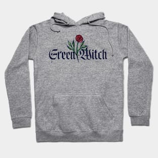 Green Witch Rose Magic Hoodie